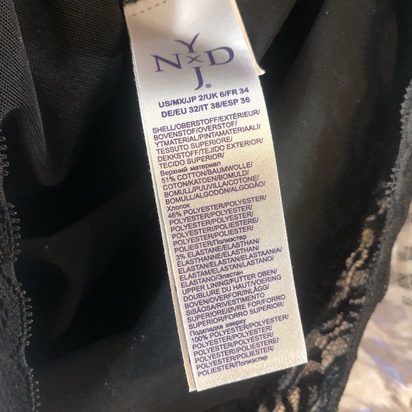 NYDJ size 2 dress lift and tuck technology spandex under multicolored career - Picture 7 of 9